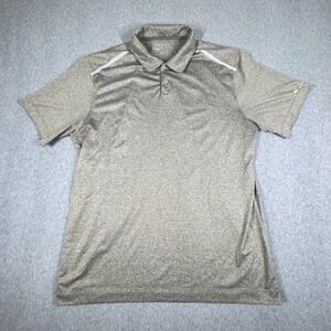 Nike Golf Tour Performance Dri-Fit Polo Shirt Men's XL Gray Heather Short Sleeve